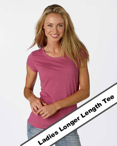 ladies longer length tee