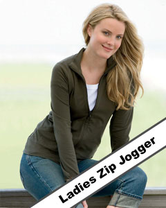ladies zip up jogger jacket